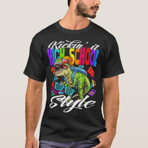 Camiseta Kickin' It High School Style Back To School Monste