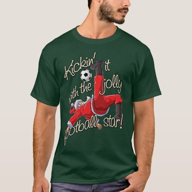 Camiseta Kickin' it with Santa (Frente)