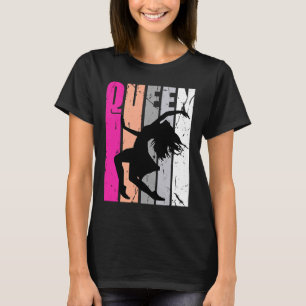 Camiseta Kid Dance Queen Aniversário Bonito Treinador Gir