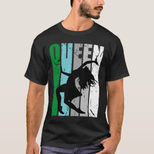 Camiseta Kid Dance Queen Birthday Color Princess