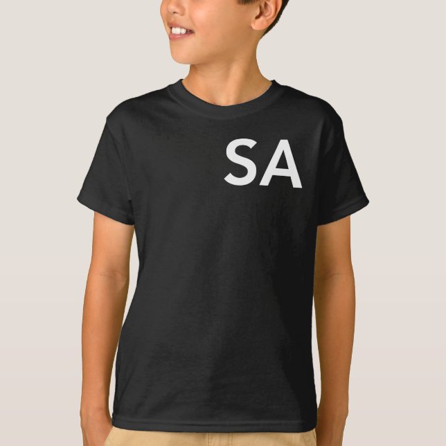 Camiseta Kid de Ausência ao Quadrado (Frente)