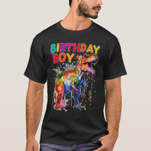 Camiseta Kid Dino É o meu aniossauro de aniversário Rawr