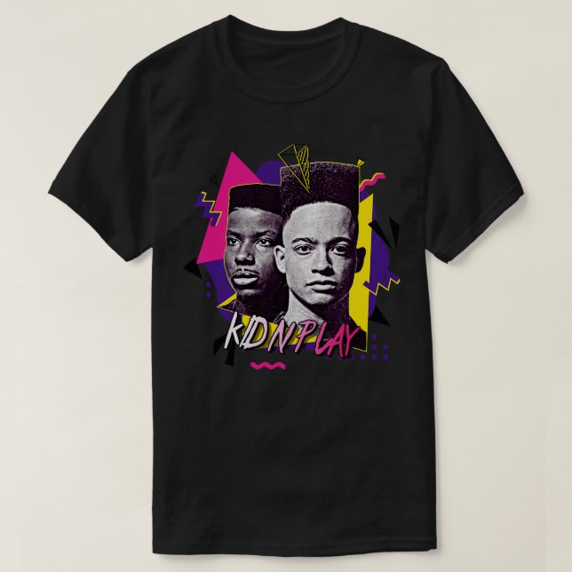 Camiseta Kid N Play Retro 90s Graphic FanArt (Frente do Design)