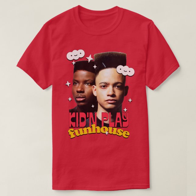 Camiseta Kid n Tocar 90s Estética Retroativa (Frente do Design)