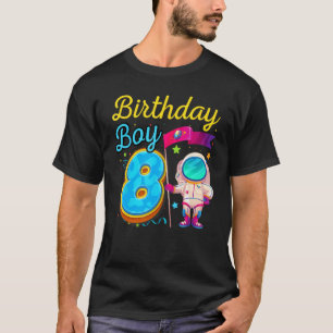 Camiseta Kid Oitavo Astronauta do Espaço da Lua - Galáxia