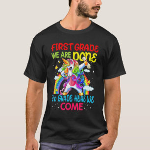 Camiseta Kid Unicorn Primeiro Grau Fizemos segundo Grau Aqu