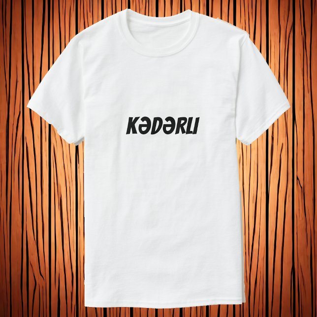 Camiseta Kidami | Triste na camiseta-T do Azerbaijão (Criador carregado)