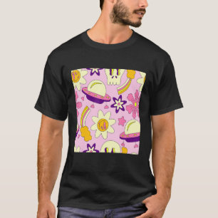 Camiseta Kidcore Aestésico Trippy Sorria Feliz Fac