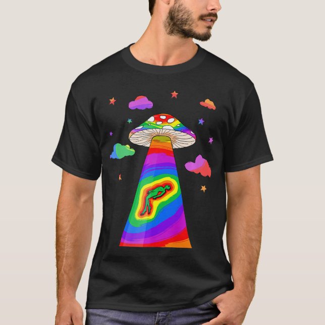 Camiseta Kidcore Alienígena estética OVNI Rapto Cogt (Frente)