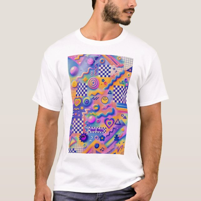 Camiseta Kidcore | Cool Beans Pastel (Frente)