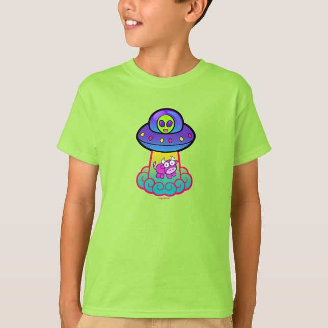 Camiseta Kidcore UFO Cute Kawaii (Frente)