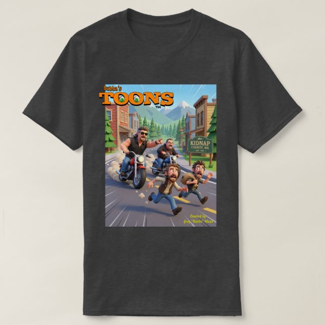 CAMISETA KIDNAP COUNTY, WASHINGTON (Frente do Design)