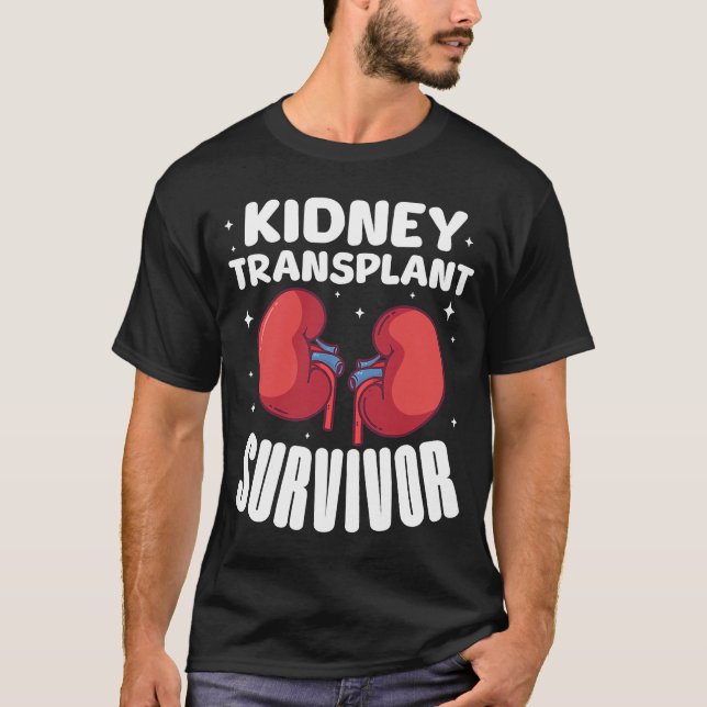 Camiseta Kidney Transplant Survivor (Frente)