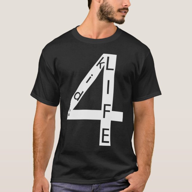 Camiseta Kids4Life, dobro, escuro (Frente)