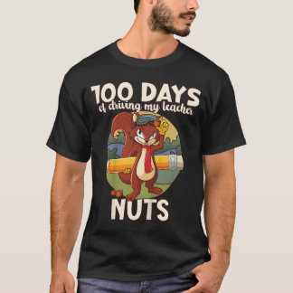 Camiseta Kids 100 Days Of Annoying My Teacher Naughty Squir