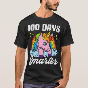 Camiseta Kids 100 Days Smarter Unicorn 100Th Day Of School