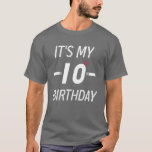 Camiseta Kids 10Th Birthday It's My 10Th Birthday Happy 10<br><div class="desc">This is a beautiful 10th Birthday Tee boys. Get this 10th Birthday Design for that special boy in your life today Makes a great gift girl 10 birthday Design</div>