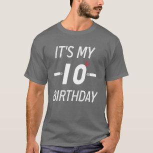 Camiseta Kids 10Th Birthday It's My 10Th Birthday Happy 10