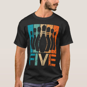 Camiseta Kids 5 Boliche Aniversário de 5 Anos