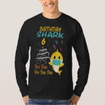 Camiseta Kids 6th birthday Shark 6 Years Old Doo Doo<br><div class="desc">-Gift for someone who loves animal and beach, especially shark. -For Christmas, Mother's Day, Father's Day, Birthdays, or any other special occasion, check out our mens T shirts' designs and make a great gift for your loved ones! For men, women, youth, and babies, many of our men's Tshirts' designs are...</div>