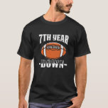 Camiseta Kids 7 Birthday Futebol Touchdown 7 Anos Bo<br><div class="desc">Crianças 7 de Aniversário de Futebol Tocado 7 Anos na Equipe Esportiva de Meninos.</div>