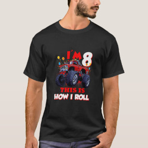Camiseta Kids 8 Year Old 8th Birthday Boy Kids Toddler Mon