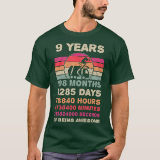 Camiseta Kids 9 Year Old Garbage Truck Birthday 9th Birthda