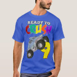 Camiseta Kids 9th Birthday Boys Monster Truck 9 Year Old Ra<br><div class="desc">Kids 9th Birthday Boys Monster Truck 9 Year Old Race Car Party 1447 .</div>