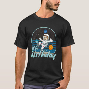 Camiseta Kids Astronauta 6 no Astronauta no Aniversário do 