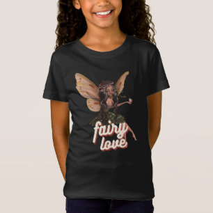 Camiseta Kids Black Fairy Love T-Shirt