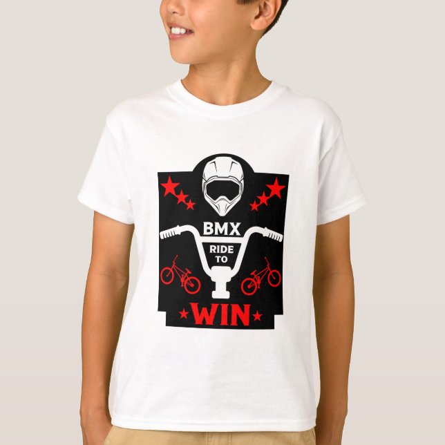 Camiseta Kids Bmx Biker Freestyle (Frente)