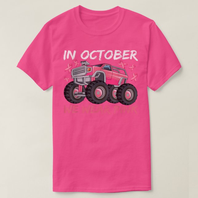 Camiseta kids breast cancer  for boys, breast cancer awaren (Frente do Design)