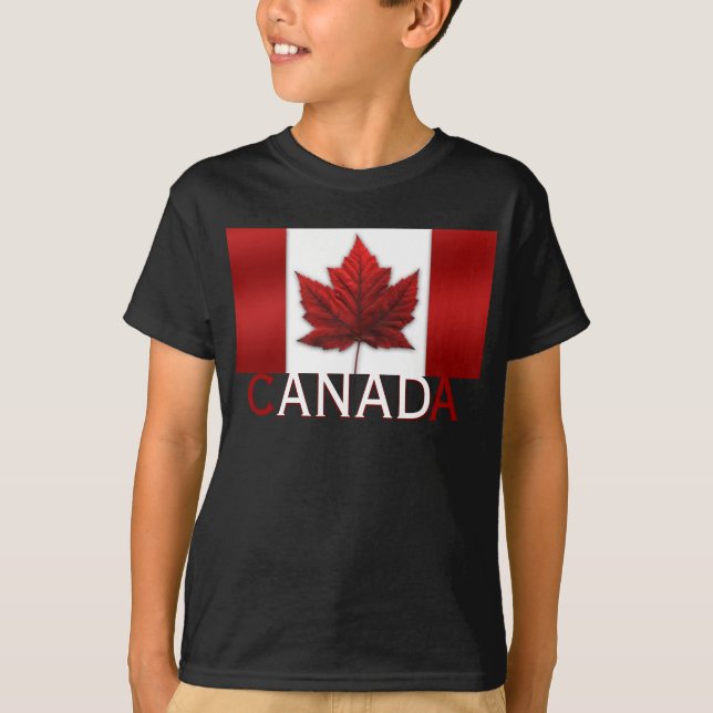 Camiseta Kid's Canada Flag T-Shirt Kid's Organic Canada T (Frente)