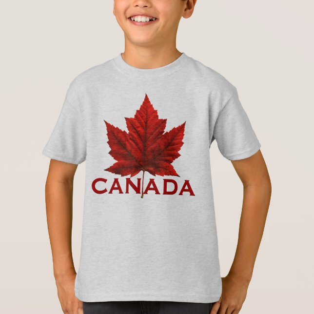 Camiseta Kid's Canada Flag T-Shirt Kid's Organic Canada T (Frente)