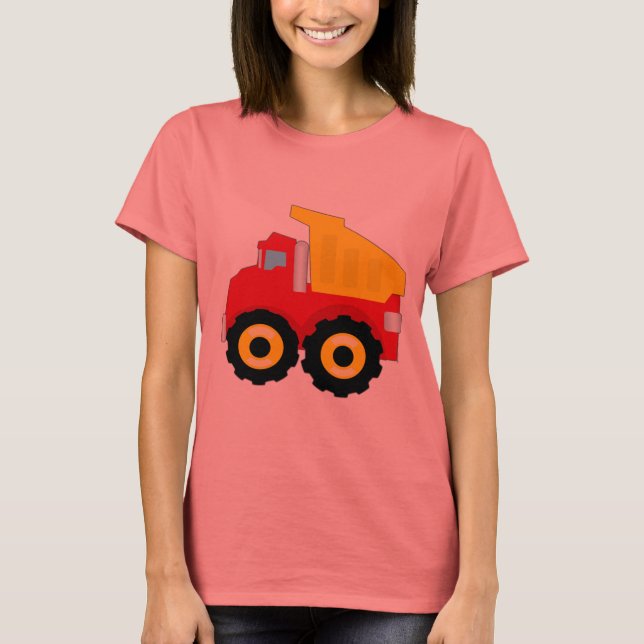 Camiseta Kids Construction Dumpcaminhão (Frente)