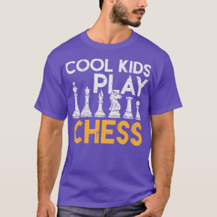 Camiseta Kids Cool Kids Play Chess Club Player Master Boys