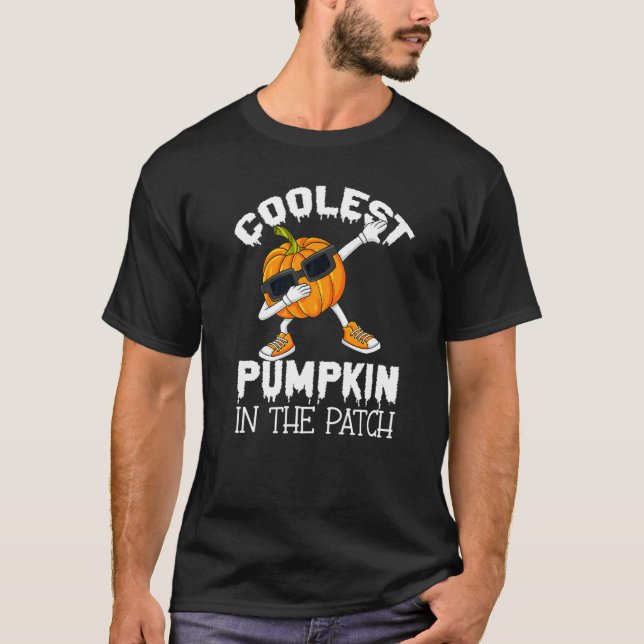 Camiseta Kids Coolest Pumpkin In The Patch Halloween Boys G (Frente)