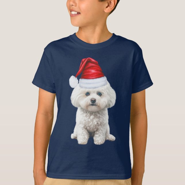 Camiseta Kids Coton de Tulear Dog Lover Funny Christmas (Frente)