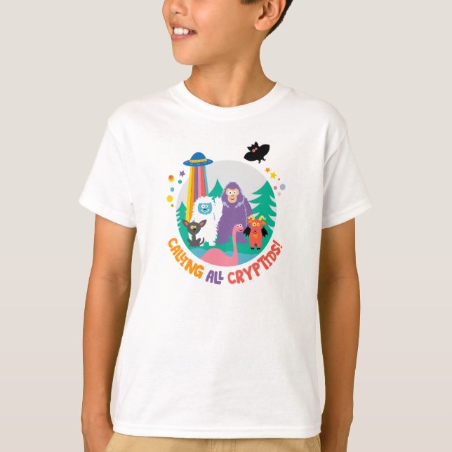 Camiseta Kids Cryptid Club T-Shirt (Frente)