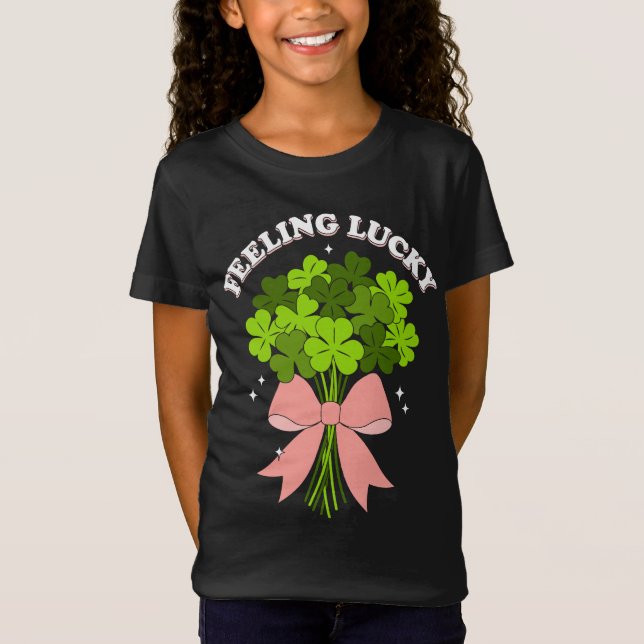 Camiseta Kids cute St.Patrick’s Day (Frente)