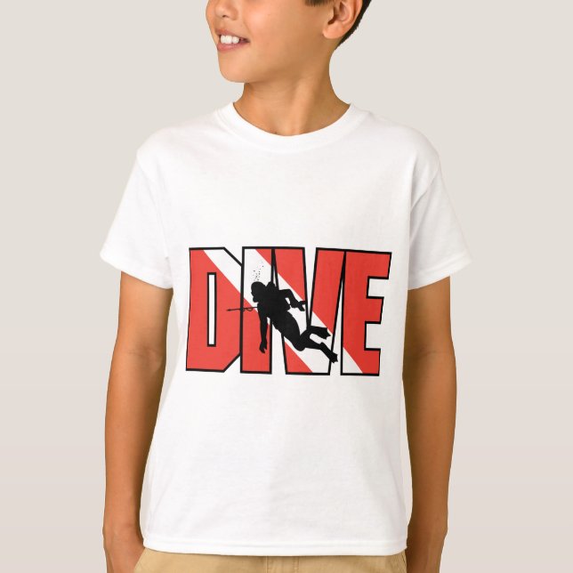Camiseta Kids de unidade SCUBA (Frente)