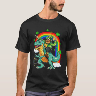 Camiseta Kids Dino St Patricks Day  Toddler Boys Girl Lepre