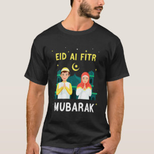 Camiseta Kids Eid Al Fitr Mubarak Happy Eid Al Fitr 2022