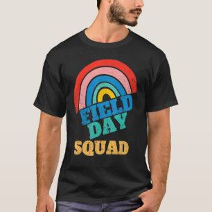 Camiseta Kids Field Day Squad Rainbow