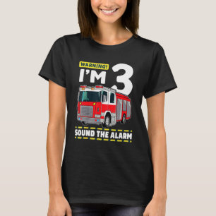 Camiseta Kids Fire Truck, 3 anos, bombeiro, 3 anos,