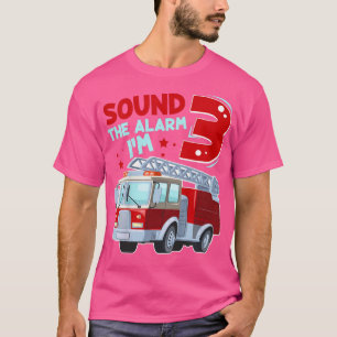 Camiseta Kids Fire Truck, 3 anos, bombeiro, 3 anos,