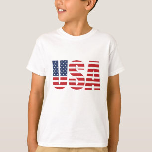 Camiseta Kids Flag USA T-Shirt