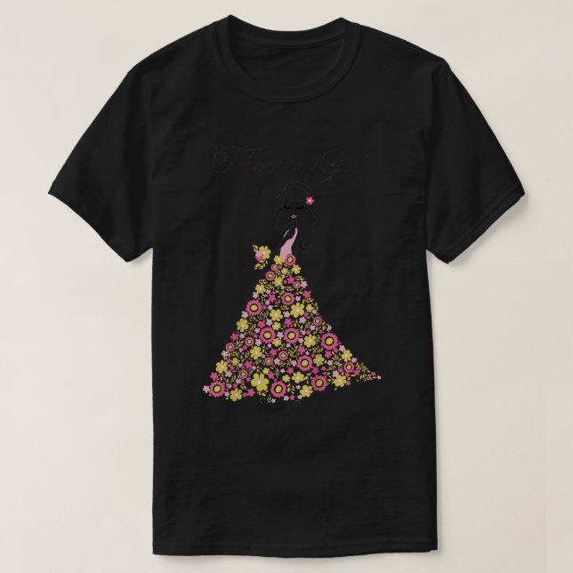 Camiseta Kids Flower GirlPerfectly Picked Wedding Gifts  (Frente do Design)