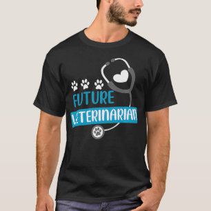Camiseta Kids Future Veterinarian Gift Vet Costume Kit