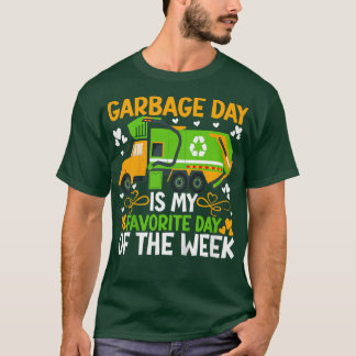 Camiseta Kids Garbage Day Garbage Truck Costume For Boys To